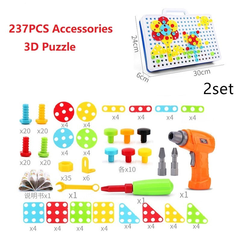 Kreatives Schraubpuzzle-Set für Kinder