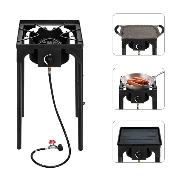 Outdoor Gaskocher, 75000 BTU, 1 Brenner – Ansicht 4