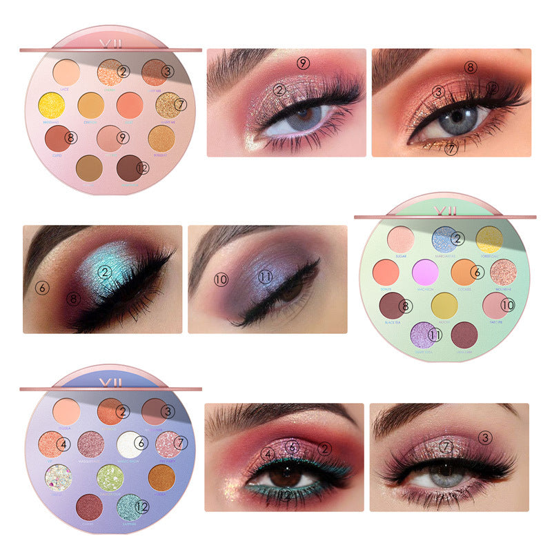 Time Lidschatten-Palette – 12 Farben – Bild 3 | LuxeStyle