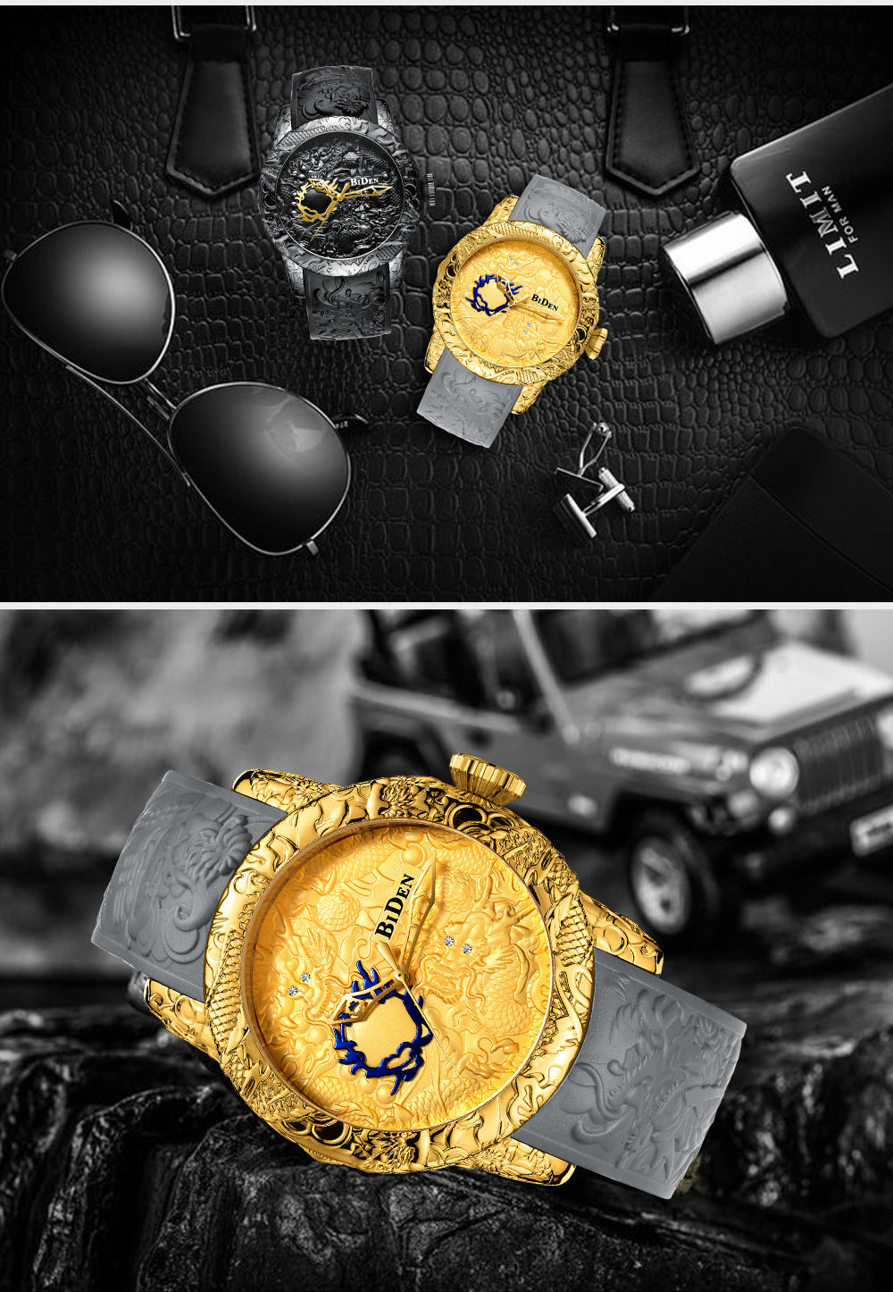 Drachen-Armbanduhr mit Weltzeitfunktion – Bild 6 | LuxeStyle