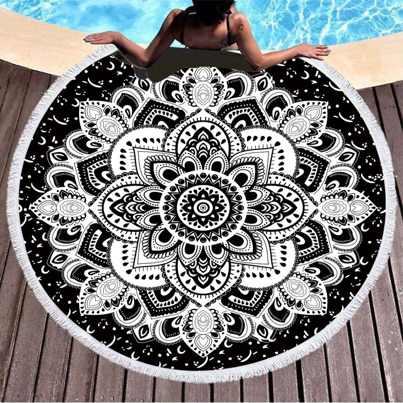 Rundes Strandtuch 150 × 150 cm – Bild 16 | LuxeStyle