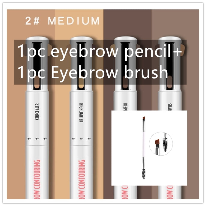 Brow Pencil Spinning Round – 3‑in‑1 Augenbrauenstift – Bild 16 | LuxeStyle