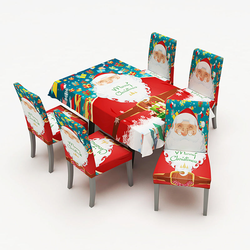 Weihnachts-Stuhlhusse mit Digitaldruck – Bild 2 | LuxeStyle