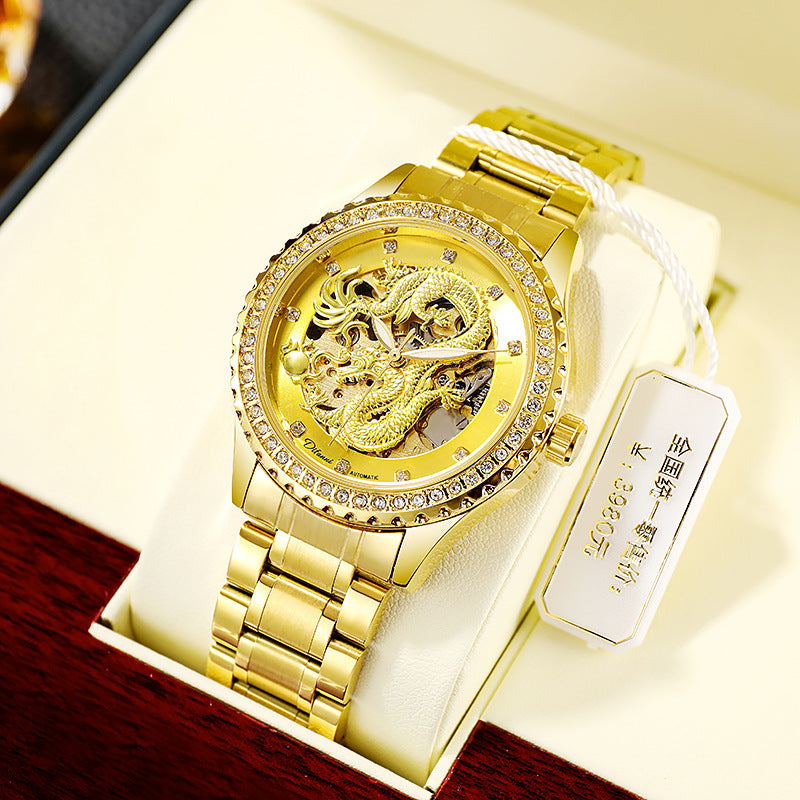 Wasserdichte Herren-Automaticuhr mit 14mm Gehäuse