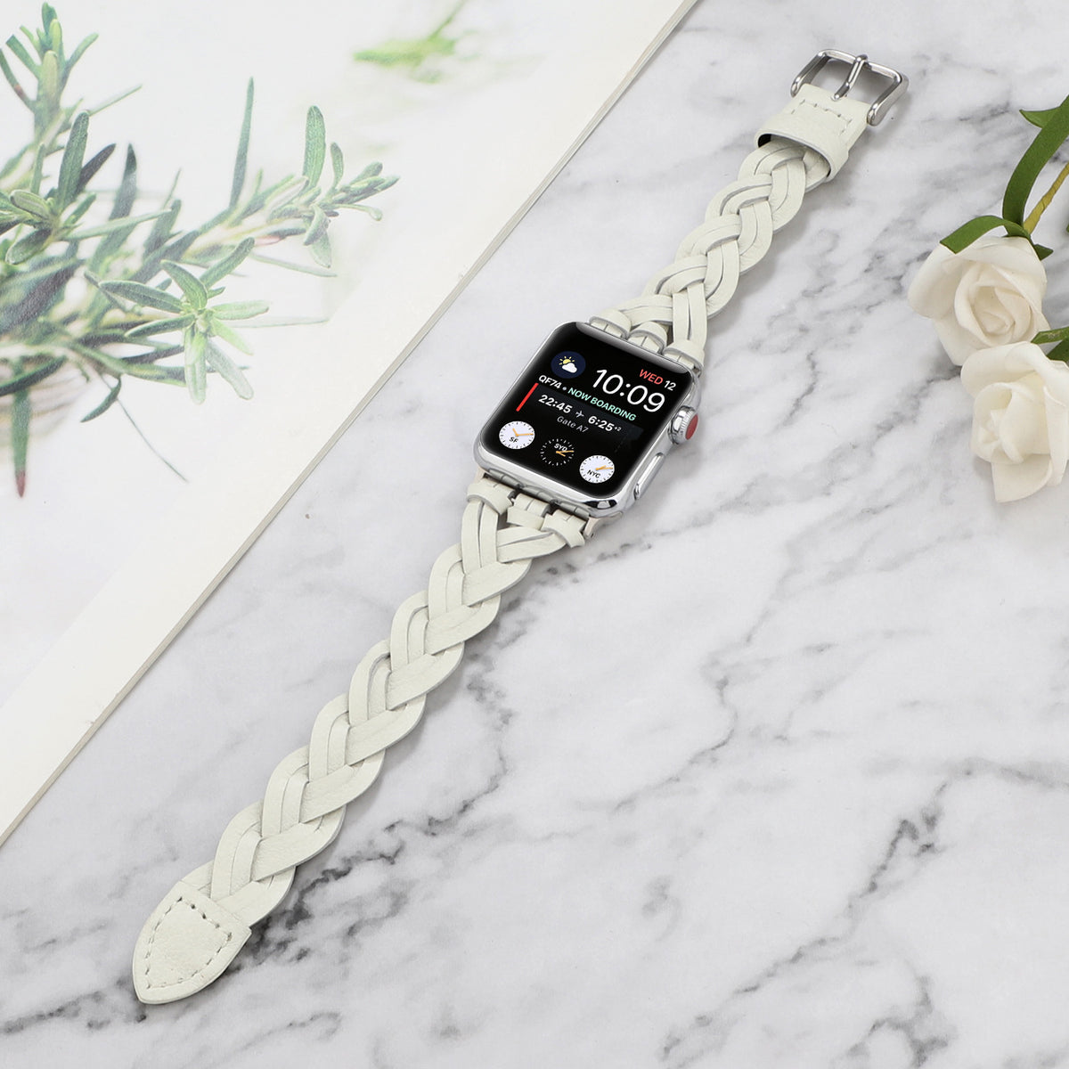 Armband für Smartwatch – geflochten, schmal – Bild 2 | LuxeStyle