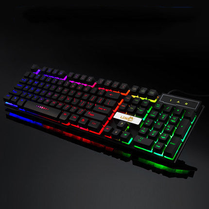 Mechanische Gaming-Tastatur mit Hintergrundbeleuchtung