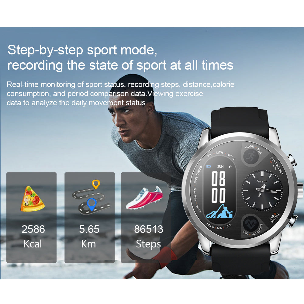 Smartwatch mit Dual-Zeitzonenanzeige – Bild 5 | LuxeStyle