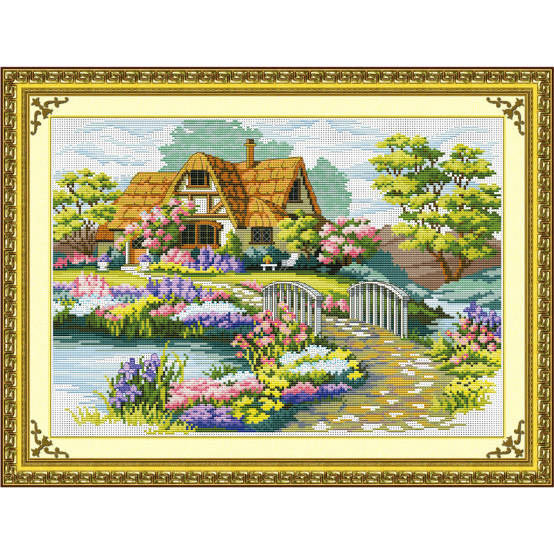Wohnzimmer-Quadrat-Stickerei – Bild 3 | LuxeStyle