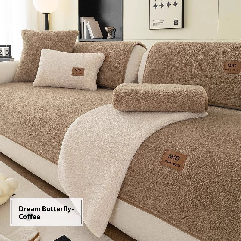 Lammfell Sofa-Kissen – Bild 1 | LuxeStyle
