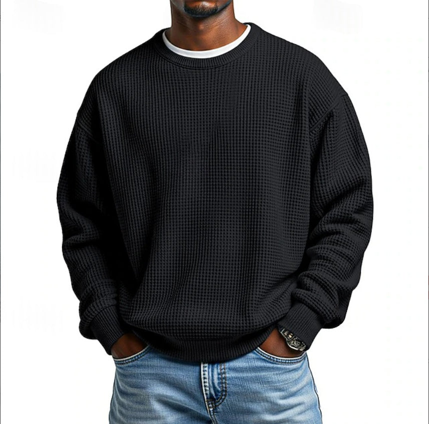 Relaxed Fit Pullover für Männer in 100% Polyester – Bild 14 | LuxeStyle