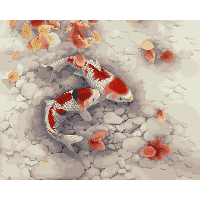 Fisch im Wasser Digital Painting – Bild 4 | LuxeStyle