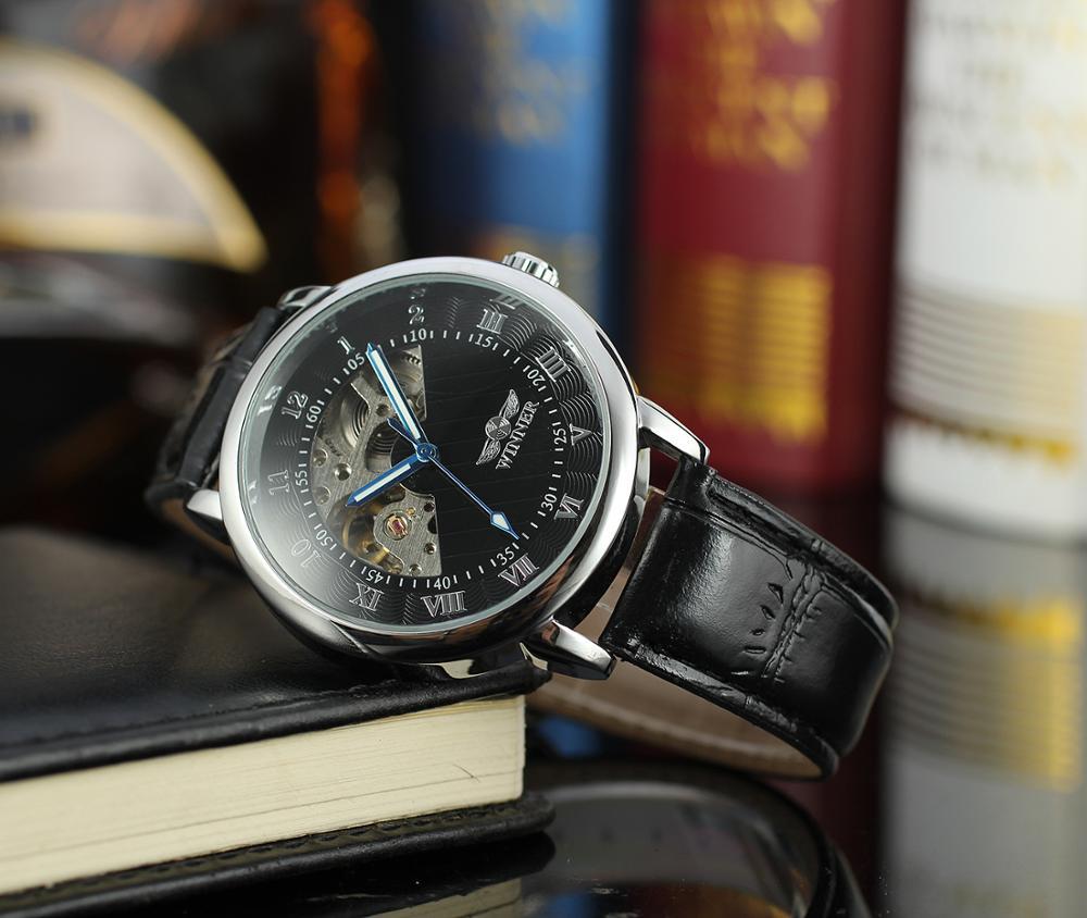 Mechanische Armbanduhr mit römischen Ziffern – Bild 2 | LuxeStyle