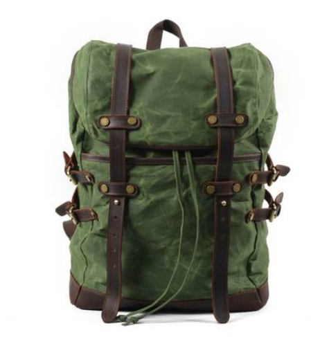 Canvas-Handtasche mit Lederakzent – Bild 3 | LuxeStyle