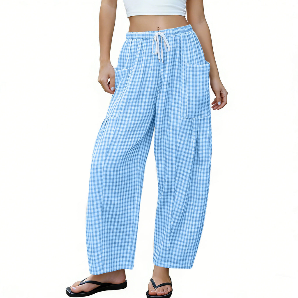 High-Waist Wide Leg Hose