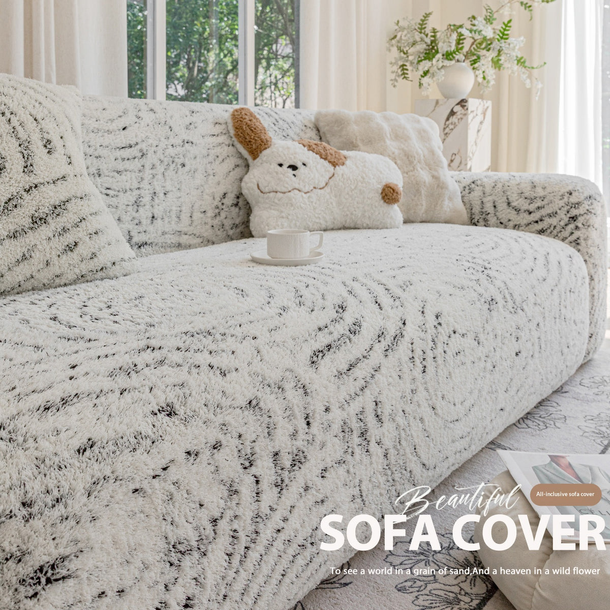 Sofa-Bezug mit Textur-Muster – Bild 6 | LuxeStyle
