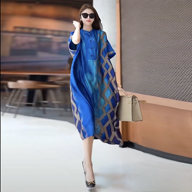 Elegantes Freizeitkleid mit Puffärmeln