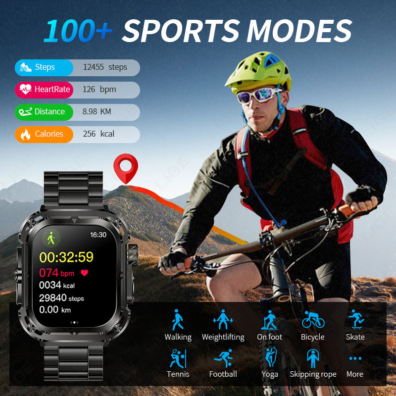 Multifunktionale Smartwatch mit grossem Display
