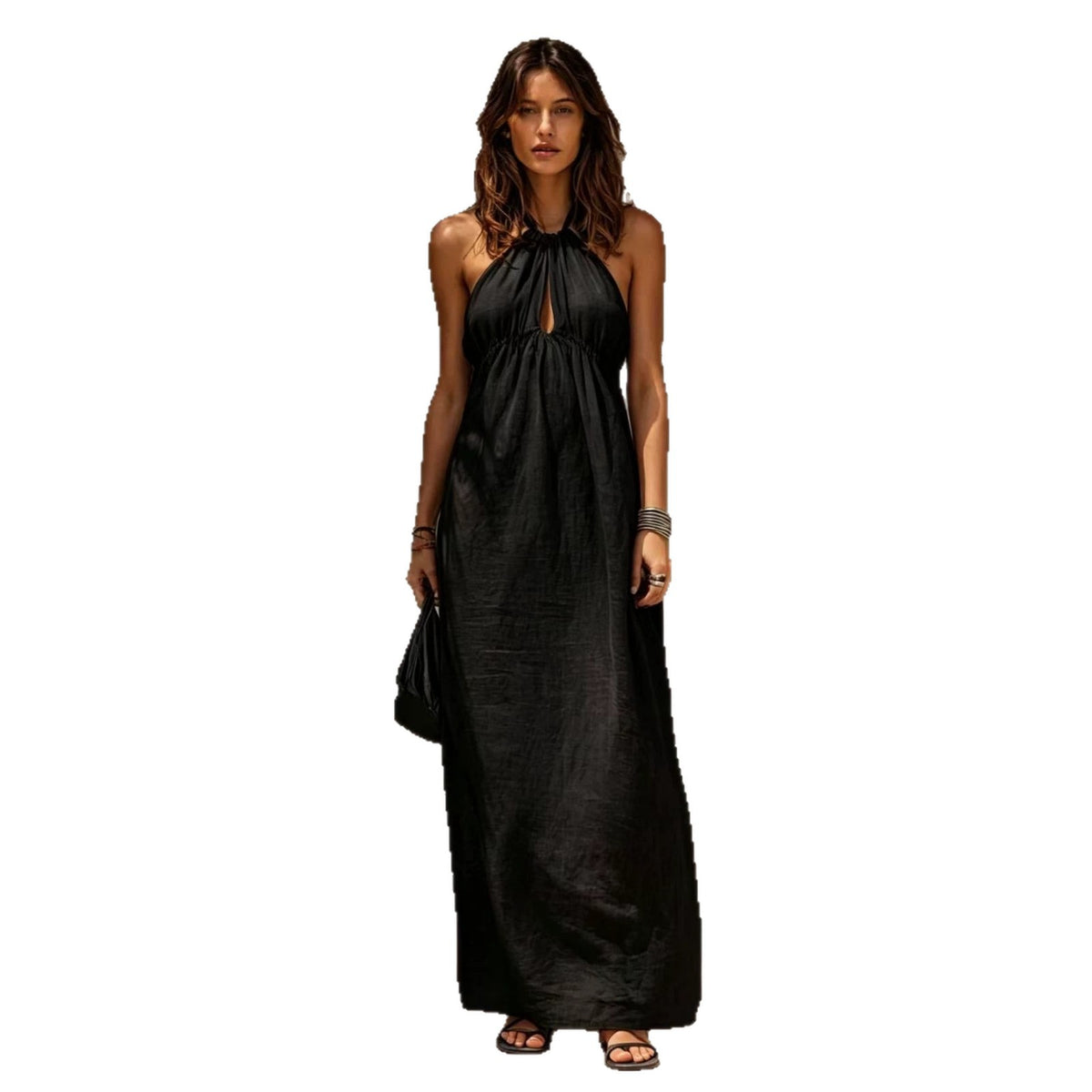 Langes Neckholder-Kleid – Bild 11 | LuxeStyle