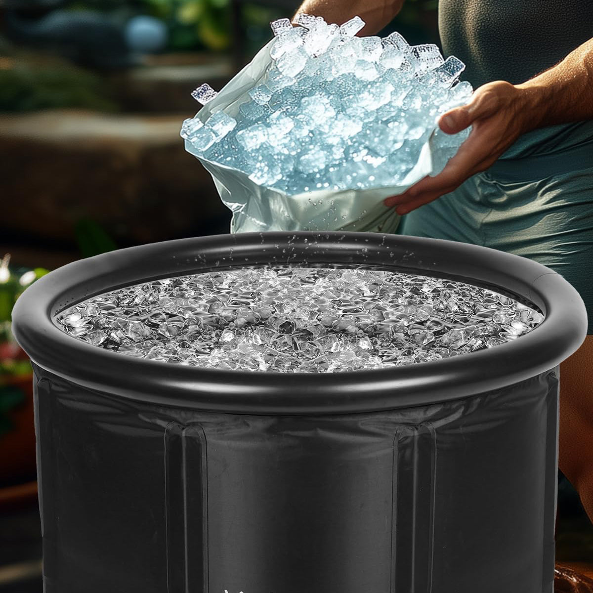 Eisbad-Tauchbecken für umfassende Erholung