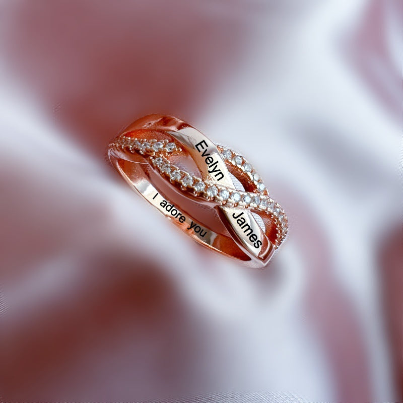 Personalisierter Woven Ring – Bild 3 | LuxeStyle