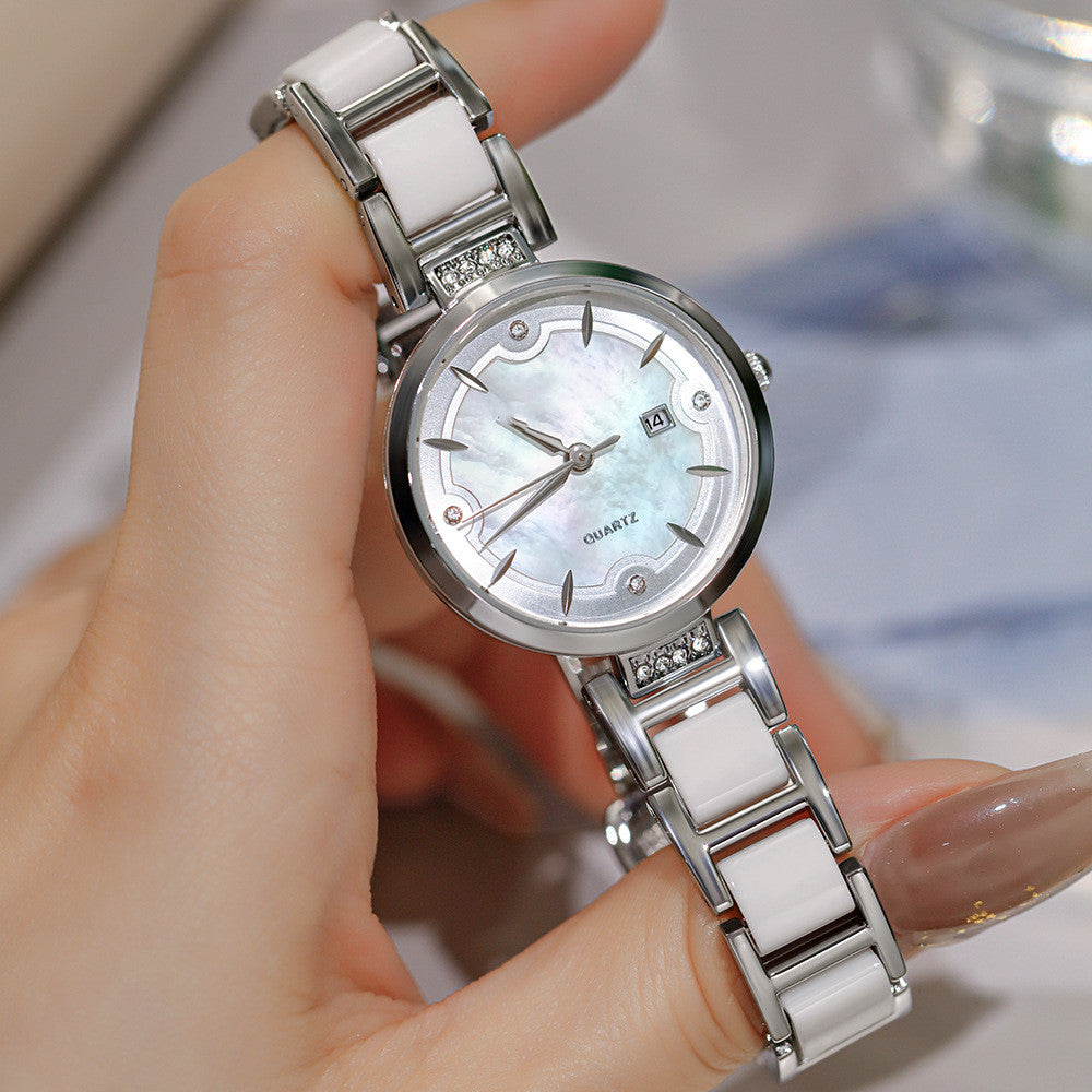 Elegante Quarzuhr mit Kalenderfunktion | LuxeStyle