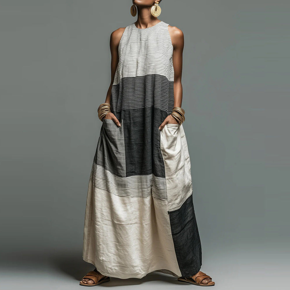 Ärmelloses weitenfreundliches Leisure-Dress
