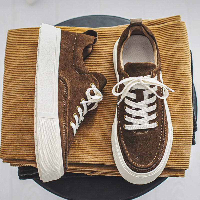 Low-Top Sneaker mit Plattform, Mesh-Futter | LuxeStyle