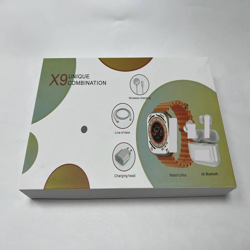 X8X9X10 Smartwatch mit Powerbank & Headset