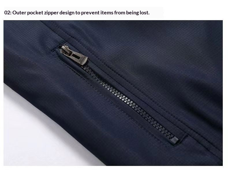 Herren Trenchcoat Herbst – Lässiger Sport-Look – Ansicht 5