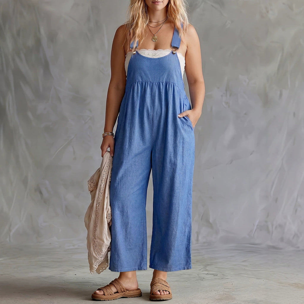 Damen Jumpsuit mit weitem Bein