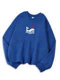 Damen Hoodie mit Print aus weichem Wollmix