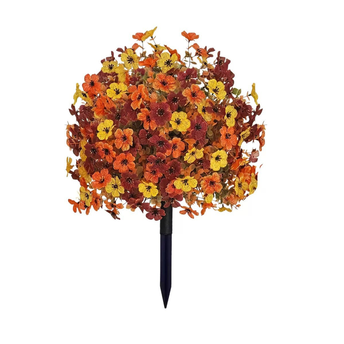 Halloween Gartenstecker mit Kunstblumen