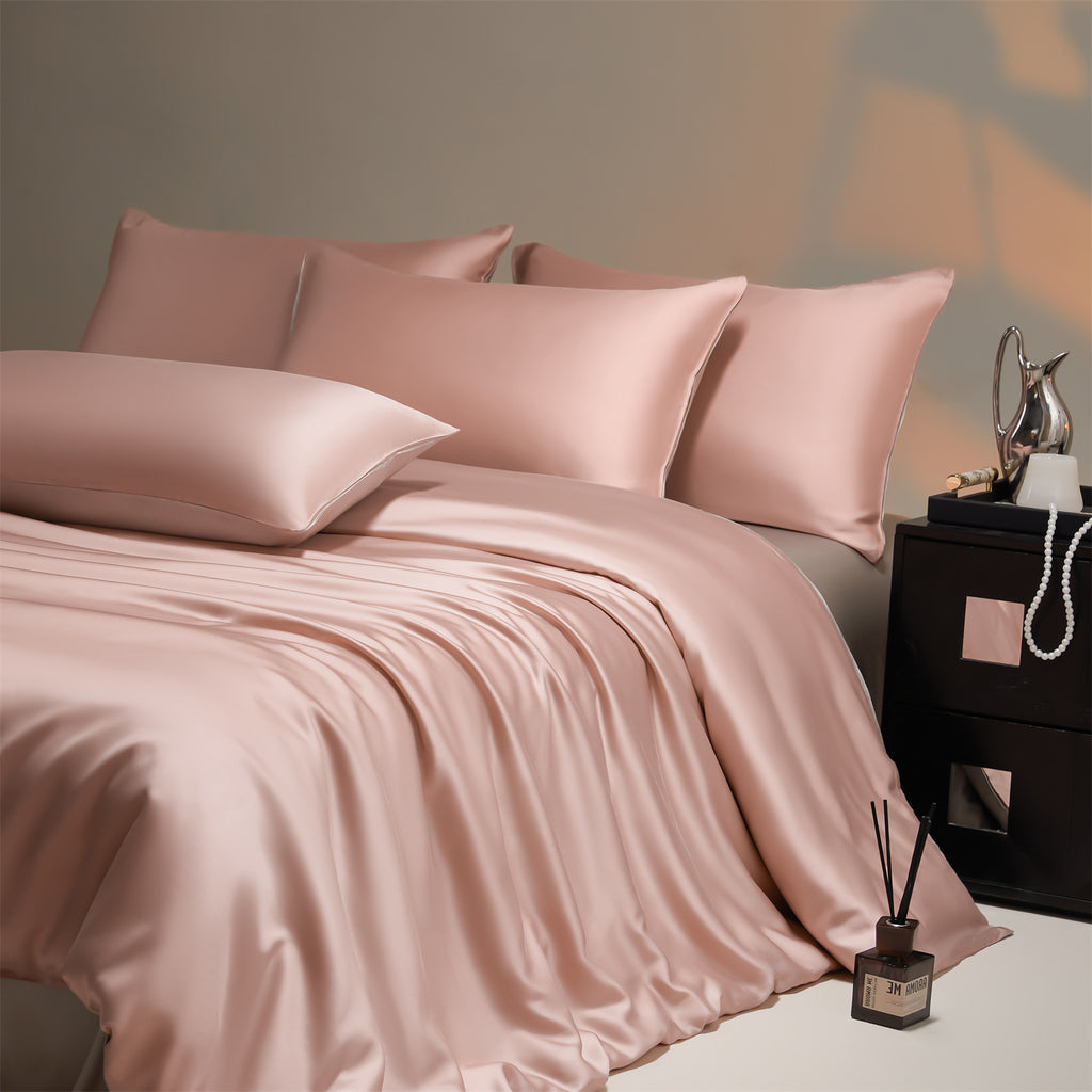 Tencel Satin-Bettwäsche-Set, 4-teilig