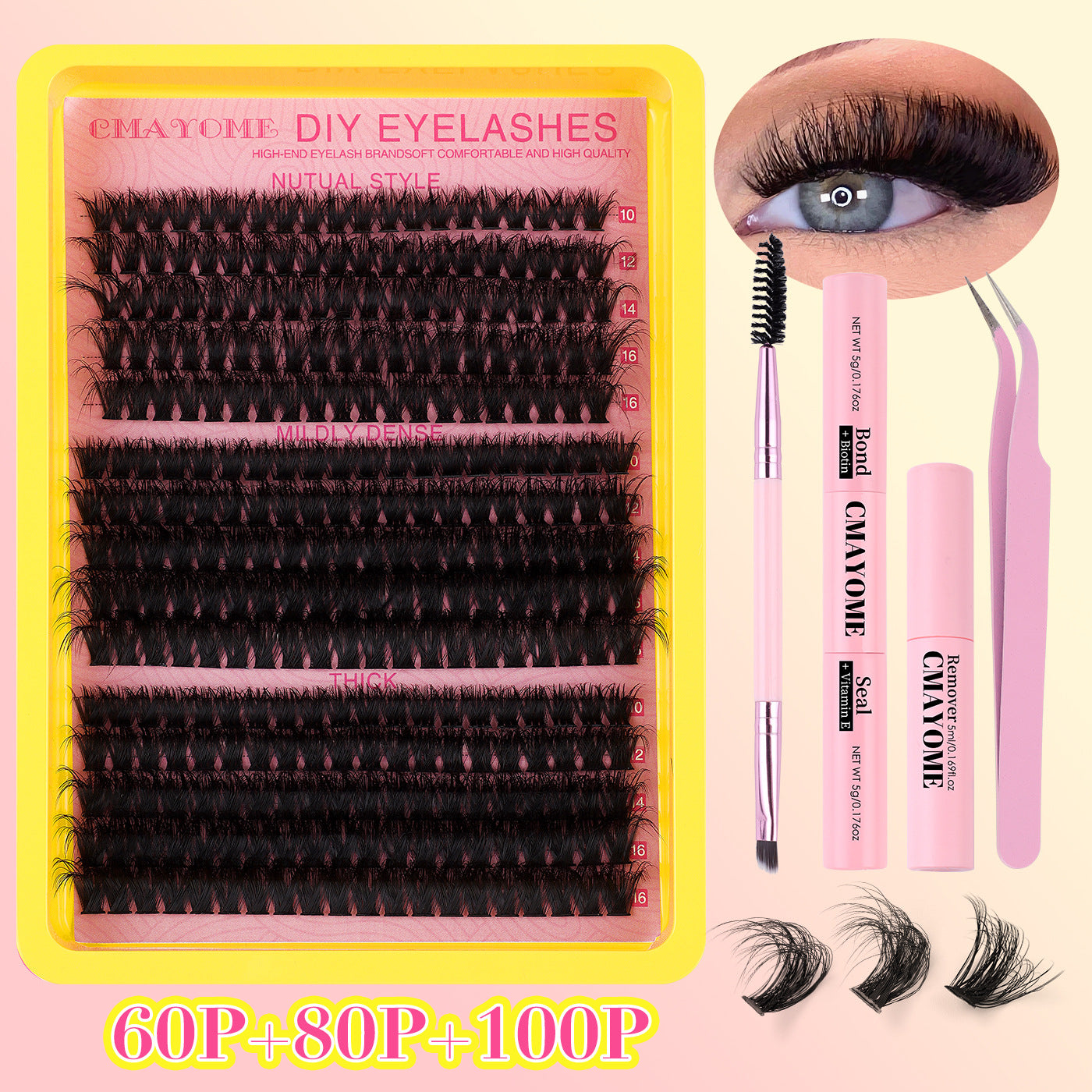 Falsche Wimpern Set zum selber machen