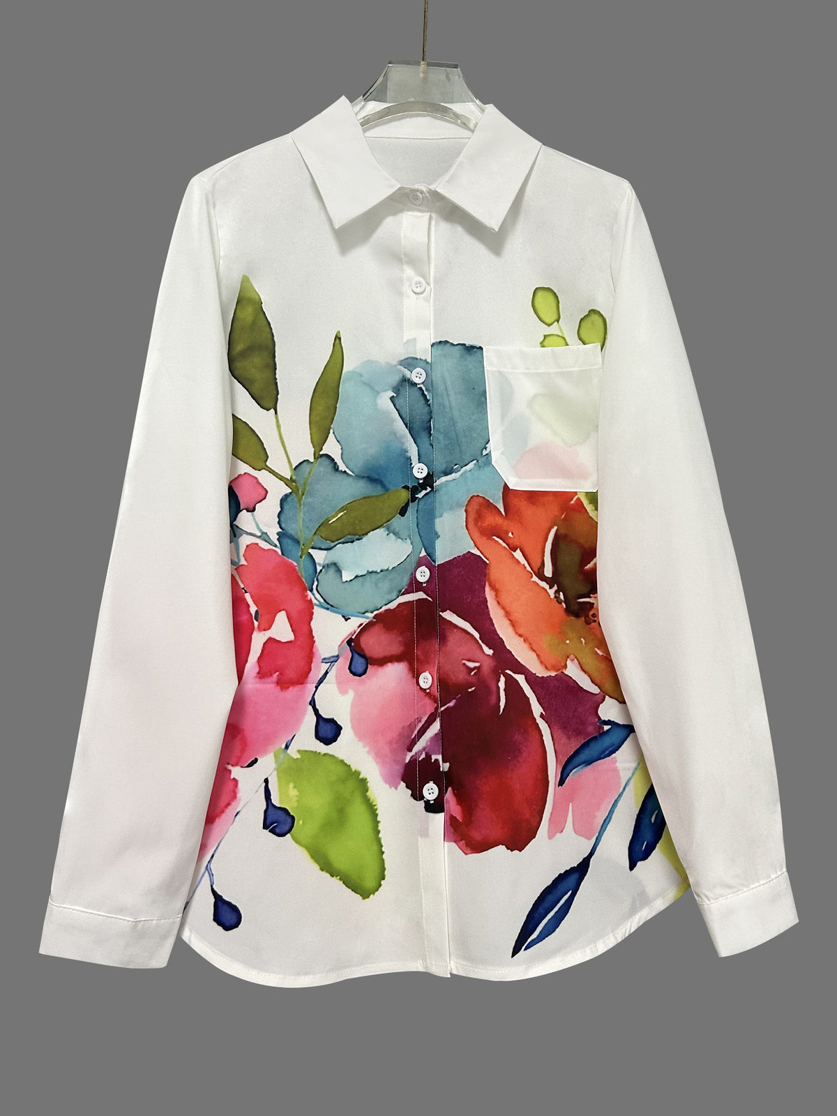 Damen-Cardigan mit Blumenmuster | LuxeStyle
