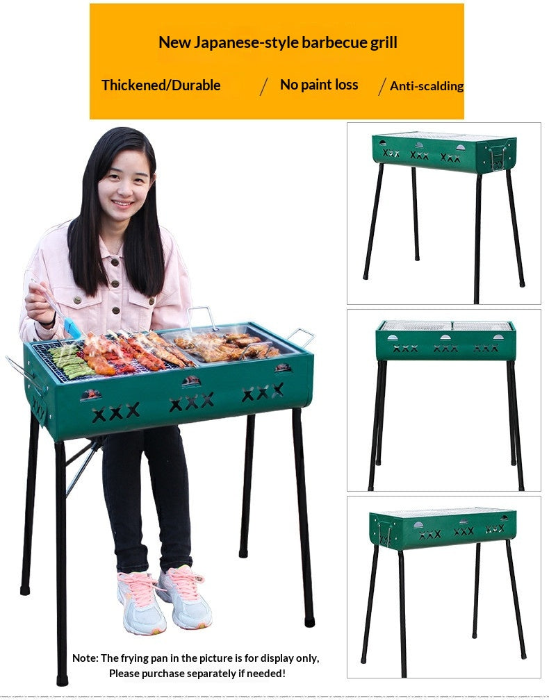 Holzkohlegrill für unterwegs