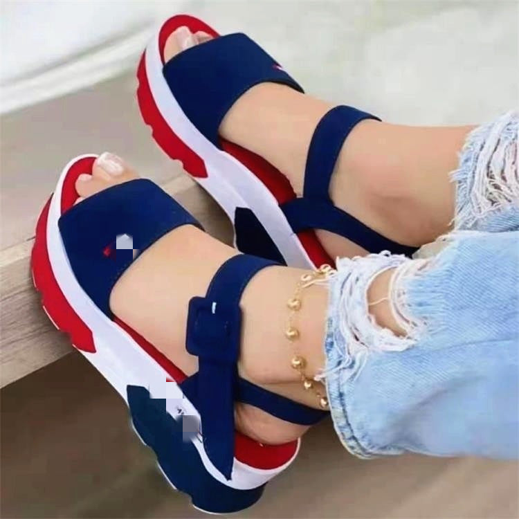 Damen Sport-Sandalen mit Farbblock-Design | LuxeStyle