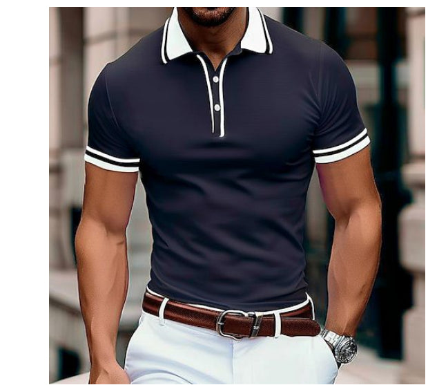 Herren Kurzarm Polo-Shirt – Bild 18 | LuxeStyle