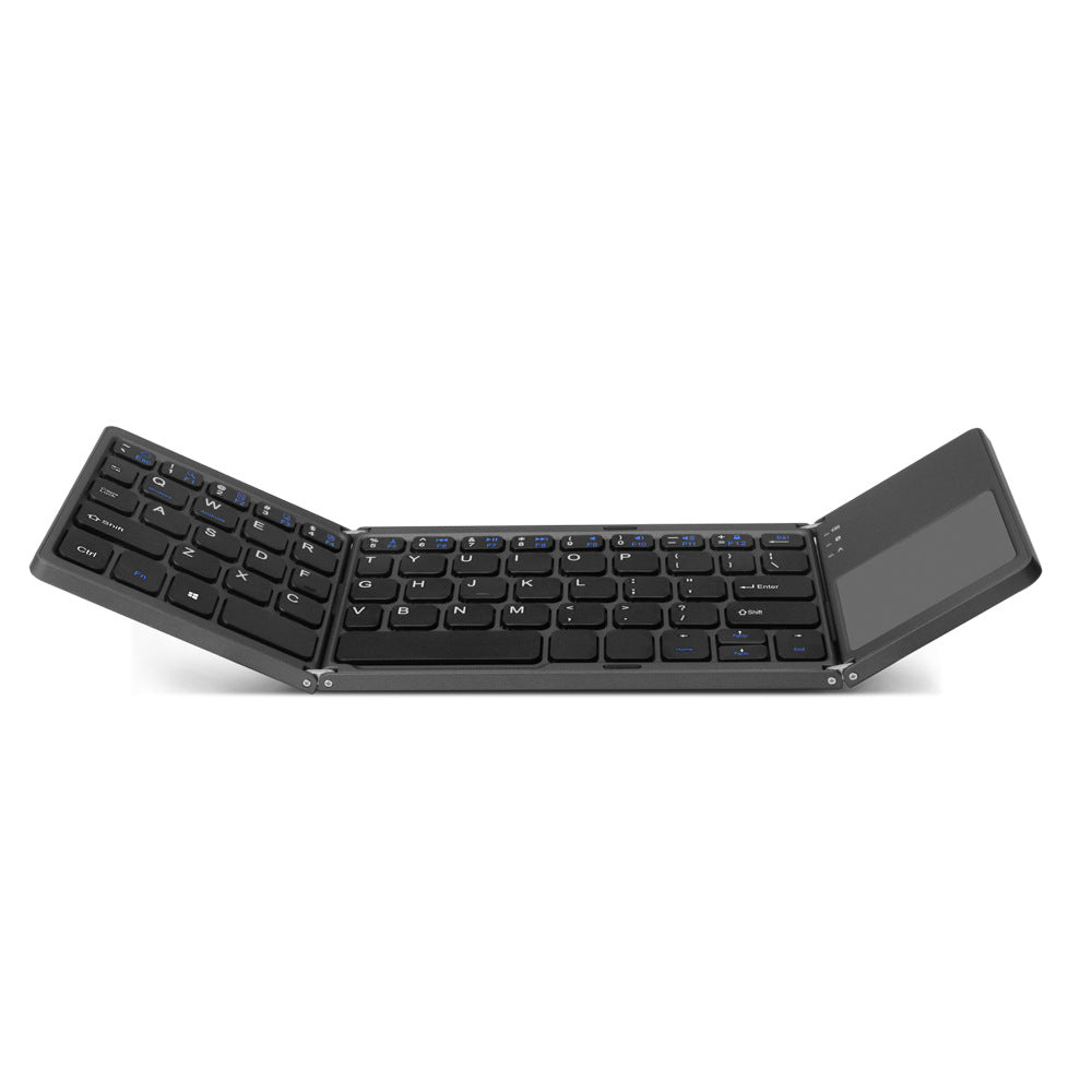 Ultra-dünne, faltbare Bluetooth-Tastatur mit Touchpad