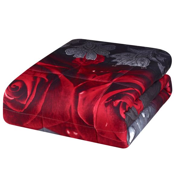 3D Comforter Set «Rose Love»