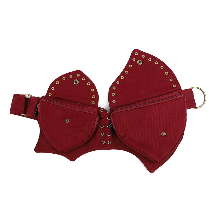 Vintage Hüfttasche Damen, strapslos aus Baumwolle