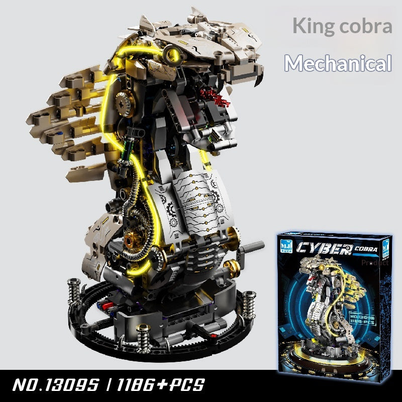 Mechanische Kobra Baustein-Modell mit Licht