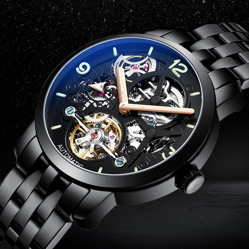 Mechanische Armbanduhr aus Edelstahl – Bild 2 | LuxeStyle