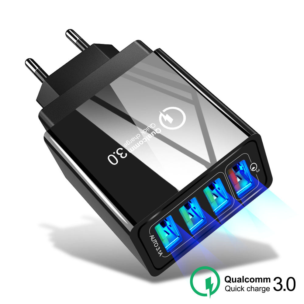 4-Port USB QC3.0 Schnellladegerät