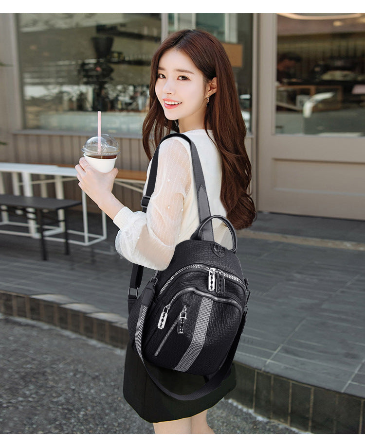 Leder Schultertasche mit Diamanten – Bild 2 | LuxeStyle