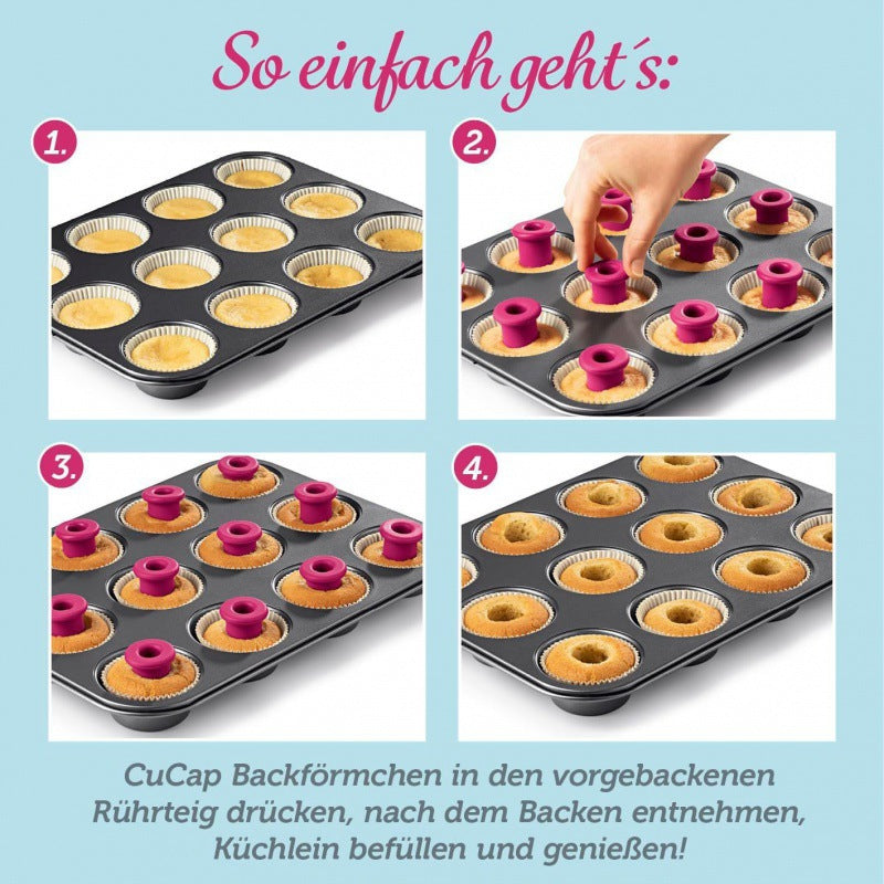Silikon-Backhelfer-Set für perfektes Gebäck – Ansicht 3