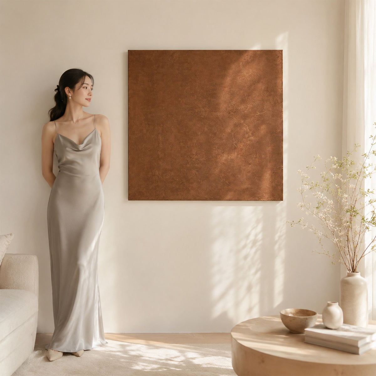 Wabi-Sabi Wandbild – Mid-Century Modern Stil – Bild 4 | LuxeStyle