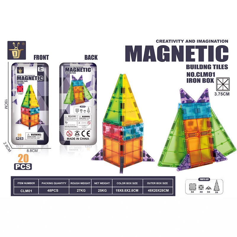 Magnetische Bausteine 20-Teilig – Bild 7 | LuxeStyle