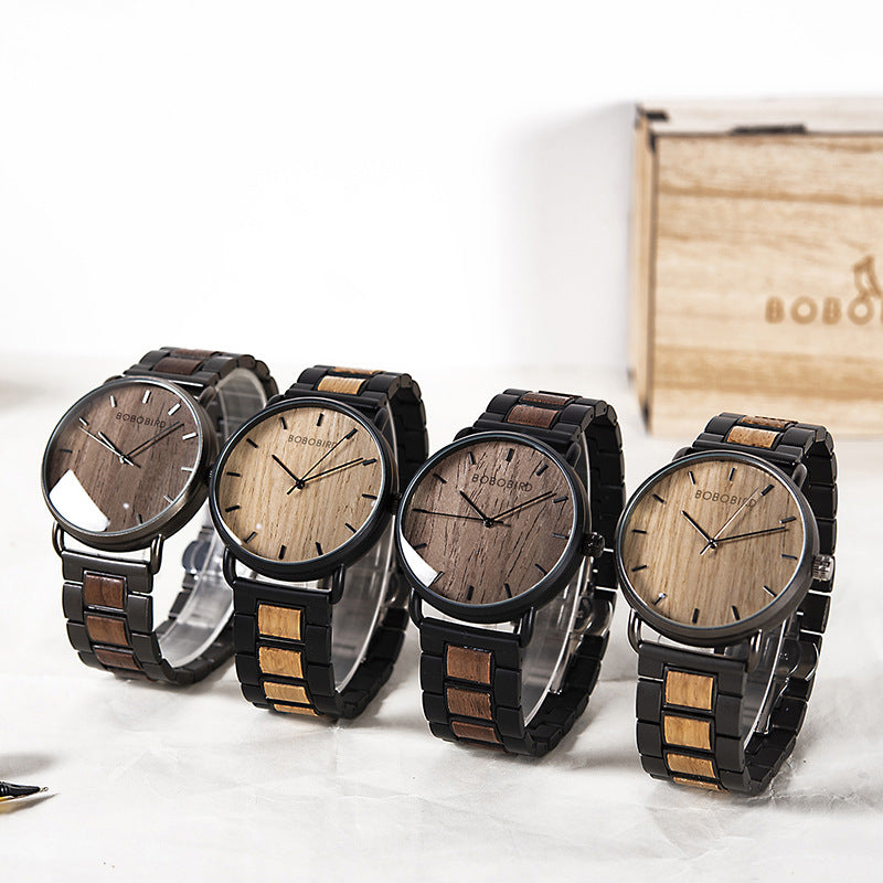Holz-Armbanduhr mit Quarzwerk – Bild 6 | LuxeStyle