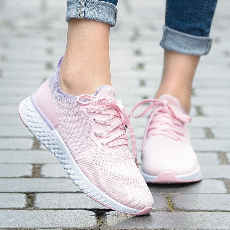 Leichte Freizeit-Sneaker mit weicher Sohle
